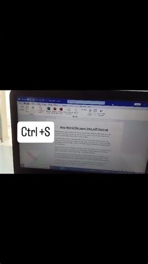 How do you convert any word file to .pdf file