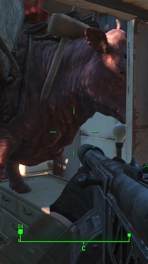 Fallout 4 - How Did This Brahmin Get Here? #shorts