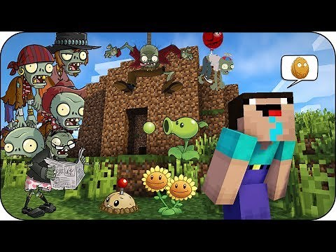 NOOB VS PLANTAS VS ZOMBIES 😮 MINECRAFT TROLL + ROLEPLAY