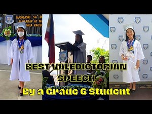 GRADE 6 BEST VALEDICTORIAN SPEECH | KATE CASSANDRA A. MORANO | My Messiah School of Cavite (MMSC)