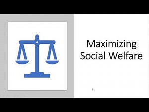 Maximizing a Social Welfare Function