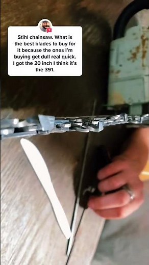 #answer to mattyk__09 I use Oregon full chisel chains That's been my favorite thus far And always