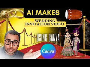Wedding invitation video canva tutorial || Wedding Invitation Video Kaise banaye ?