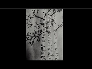 How to draw a forest corner trees#pencilsketch #forestart