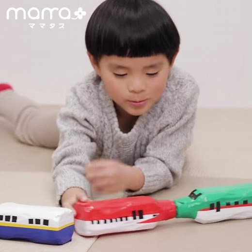 プチプラで簡単！連結できる ペットボトル電車DIY