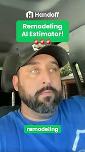 Stop wasting time on creating residential estimates that could lose you jobs. Handoff creates AI estimates that 🕦 Take seconds 📝 Are accurate 👷 Win you more jobs Start your AI estimate today. | Handoff AI: Instant Remodeling Estimates