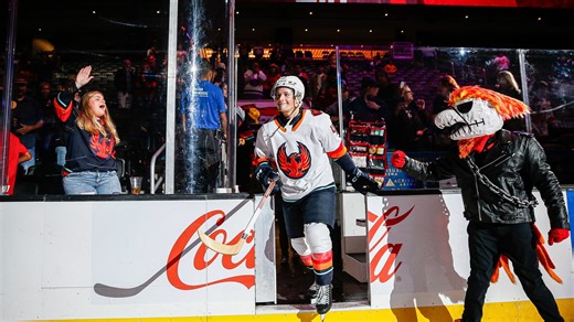 Firebirds rookie scores first-ever AHL goal in overtime for dramatic victory