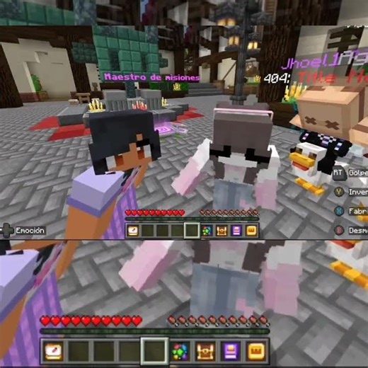 minecraft hive XDU64X qué ocurre chiquilla jejeje soy capaz día feliz ☺️#minecraftshorts #minecraft