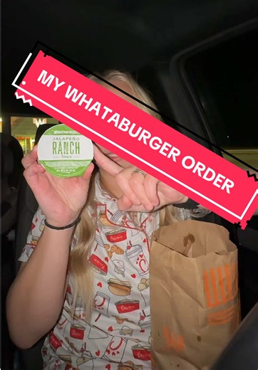 My Whataburger Order: Fast Food Eating Show