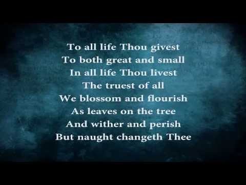 Immortal, Invisible God Only Wise (w/ Lyrics)