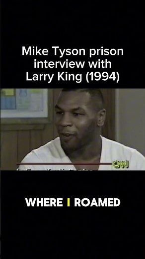 Mike Tyson prison interview with Larry King #tyson #boxing #truecrime #truecrimehistory #90s
