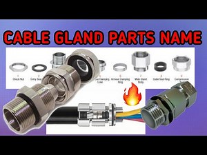 Cable Glands Parts Name | Double Compression Gland | Cable termination | glands parts expalain hindi