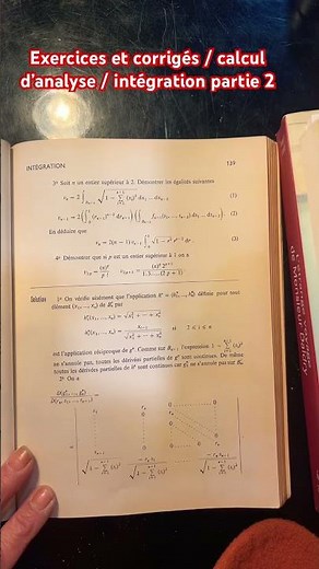 Calculus analysis exercises and solutions / integration
