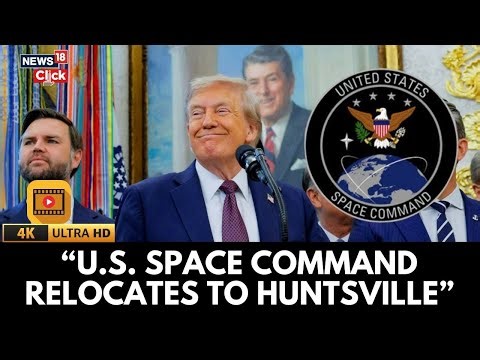 US President Trump Announces That Space Command Is Moving From Colorado Springs To Alabama | N18G