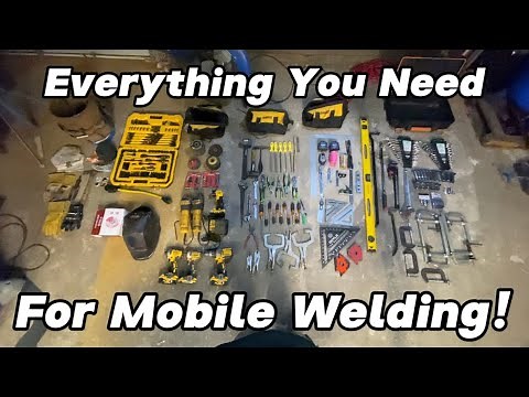 Everything I Keep In My Mobile Welding Set Up! Beginners Guide