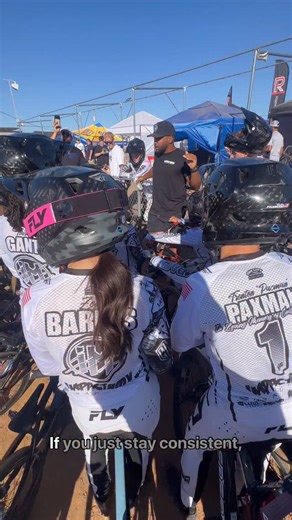 “Win as a team, lose as a team” - @makievahopson @impactbmxracing prepare for Day 2 and the end of the #USABMX regular season! #bmx #bmxfamily #bikeshopteam | USA BMX