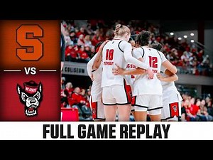 Syracuse vs. NC State Full Game Replay | 2025-26 ACC Women's Basketball