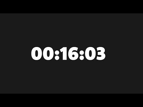 16 Minute 3 Second Timer - (963/36,000)