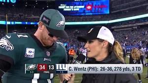 17K views · 118 reactions | Carson Wentz talked to Erin Andrews after last night's victory  | NFL Network | Facebook