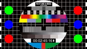 4K Test pattern UHD 2160p - 30 min. Test Card Calibration Video.