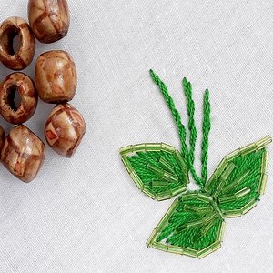 6.2K views | Hand Embroidery amazing wood pearl design tutorial Full Video link: https://youtu.be/nJOJjKCmHLY Follow Us# www.pinterest.com/nakshikathaonnet | Amd Multimedia | Facebook