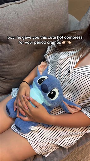 Relief from Period Cramps with a Hot Compress