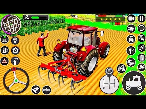 Modern Tractor Farming Driving Simulator 3D - New Tractor Games - Android Gameplay
