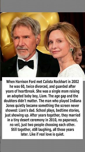Harrison Ford’s Quiet Love Story With Calista Flockhart ❤️