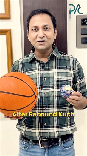 Momentum transfer demonstration taken to the next level 🏀| The Bouncing Ball and Energy Transfer 🥎