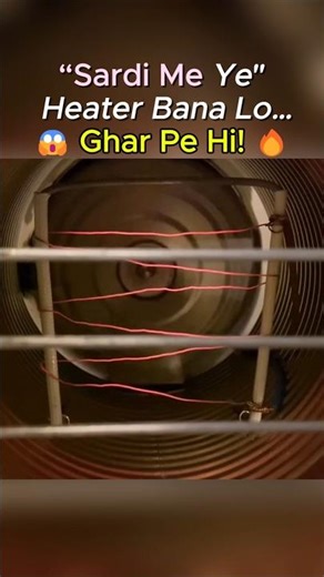 ✨ Don’t Buy a Heater! Build This at Home 😱🔥 (Winter Hack) | #DIY #Invention #Shorts