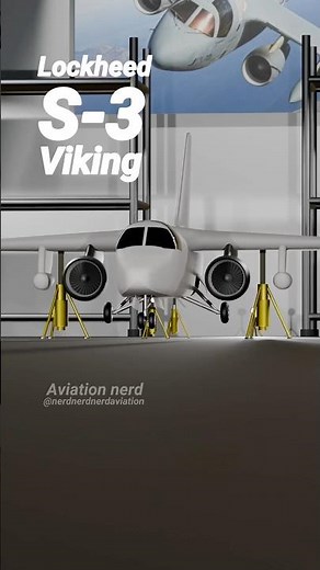 Lockheed S-3 Viking Landing gear swing #aviation #aviationgeek #aviationlovers #blender3d