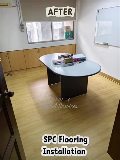 SPC Flooring   Ceiling works   Repair Furniture   Wall Painting. 📍 Lawyer Office in Damansara Utama #creatorsearchinsights #decoratewithme #officerenovation #spc #spcflooring
