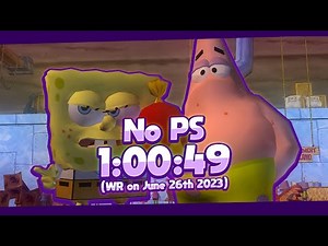 (New WR) The SpongeBob SquarePants Movie - No Pause Storage Speedrun in 1:00:49