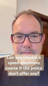Can you request a speed awareness course if the police don't offer one? #law #solicitor #motoring