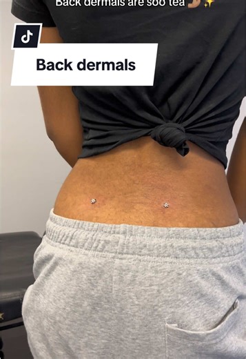 Back Dermal Piercing - Stylish Body Jewelry