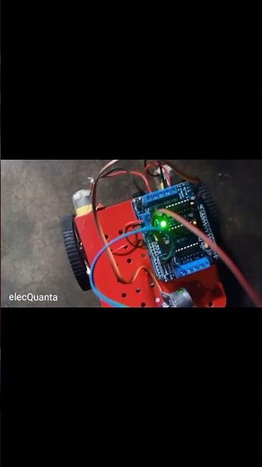 🚗 Obstical Avoidance Robotics car powered by Arduino UNO | elecQuanta
