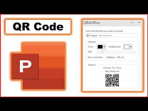 How to Create QR Code In PowerPoint| Generate QR Code