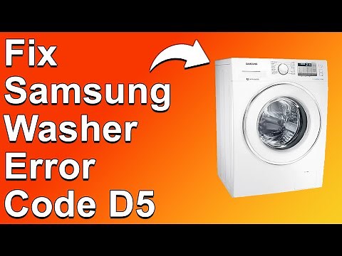 How To Fix The Samsung Washer D5 Error Code - Meaning, Causes, & Solutions (Expert Guide!)