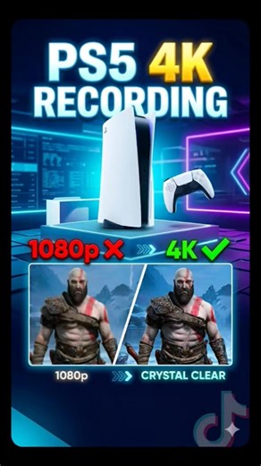 How to Record 4K Gameplay on PS5? (Hindi) 📺 #ps5 #resolution #4k