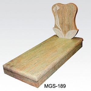 [Hot Item] Granite Monument Tombstone Gravestone with Flower Carving