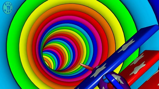 Magic Indoor Playground In Colorful Tunnel - Mr Eggie Learning Colors For Kids - Eggs & Surprises