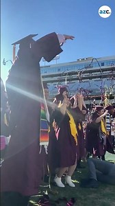 Arizona State University undergraduate students celebrate winter commencement