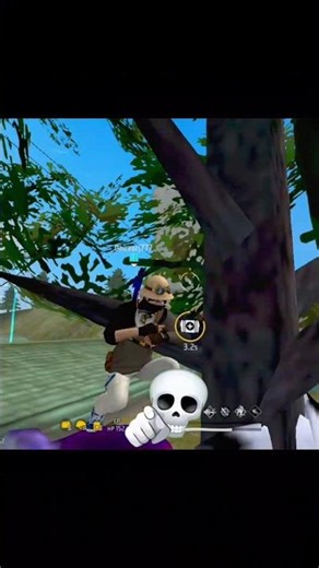 Impossible Hide on Tree! 😱🔥 | Free Fire Secret Trick #shorts