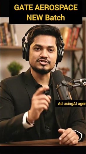 Aerospace Engineering GATE 2027 Coaching New batch | Ad using AI agent