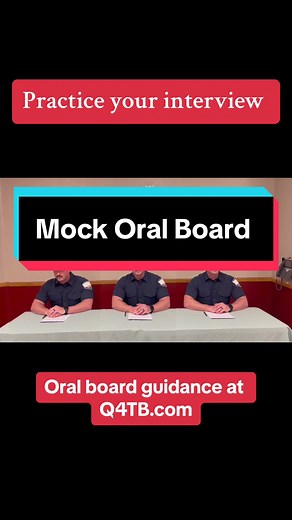 Use this video to record your oral board interview answers, this is pretty close to how an actual oral board goes! i have coachings available if you want me to review your video responses and give you comprehensive feedback just visit my website q4tb.com or click the link in my bio!#creatorsearchinsights #bluecollar #firefighting #firefighters #application #moc #mock #mockinterview #oralboards #firefighterinterviewquestions #candidate #firefighter #fire #hiring #hiringnow #interview #job #jobs #
