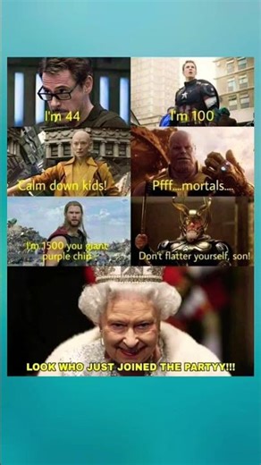 Who is the Oldest? Marvel Edition vs. Reality 😜 #shorts #memes #marvel