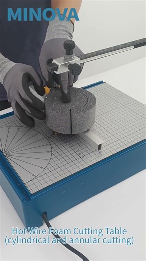 MINOVA Hot Wire Foam Cutting Table (cylindrical and annular cutting）#asmr #satisfying #tools