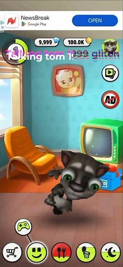 talking tom 1999 glitch