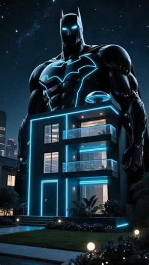Unique Home, He Turned House Into BATMAN’s HQ #home #uniquehomes #interiordesign #homedesign #batman