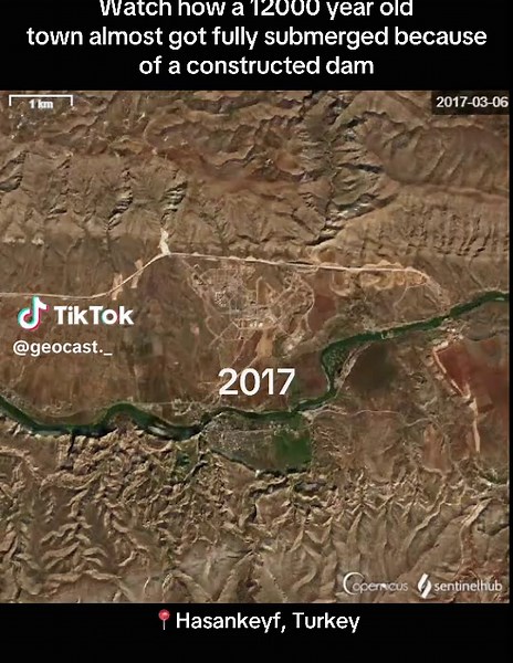 Hasankeyf is an ancient town in southeastern Turkey with a history that stretches back over 12,000 years, making it one of the oldest continuously inhabited settlements in the world. In 2020, the town almost got submerged because of the ilisu dam built upstream in the tigris river. #turkey #tigris #river #flood #submerged #timelapse #middleeast #europe #kurd #hasankeyf #tsunami #history #archeology #caves #fyp #creatorsearchinsights #foryou #vibes #instagood #foryourpages #creatorsearchinsights